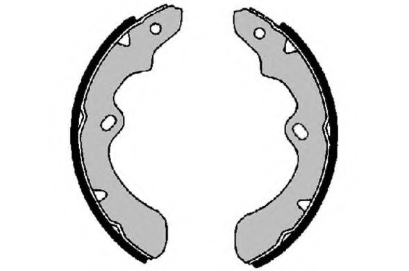 RAICAM 2658 Brake Shoe Set